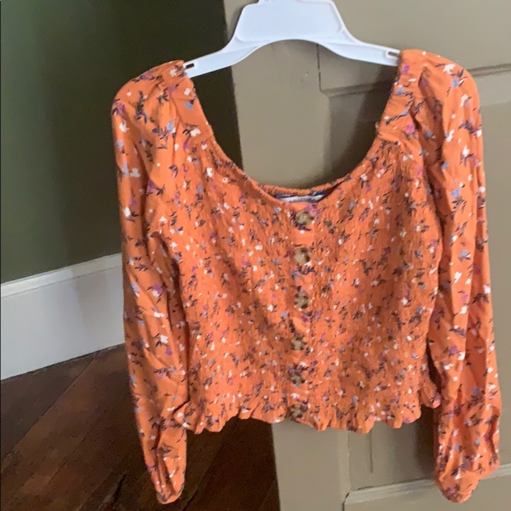 Boho Floral Crop Top